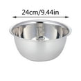 thumbnail image 1 of JingChun 9 inch Stainless Steel Basin Mixing Bowl Food Serving Bowl Meal Prep Containers Stainless Steel Prep Bowls Vegetable Basin Small Bowls Round Steel Bowl Fruit, 1 of 2