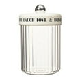 thumbnail image 1 of JingChun Airtight Glass Food Storage Container Jars with Lids - Decorative Kitchen Canisters for Pantry Organization, Coffee, Candy, Tea, Sugar, 1 of 2