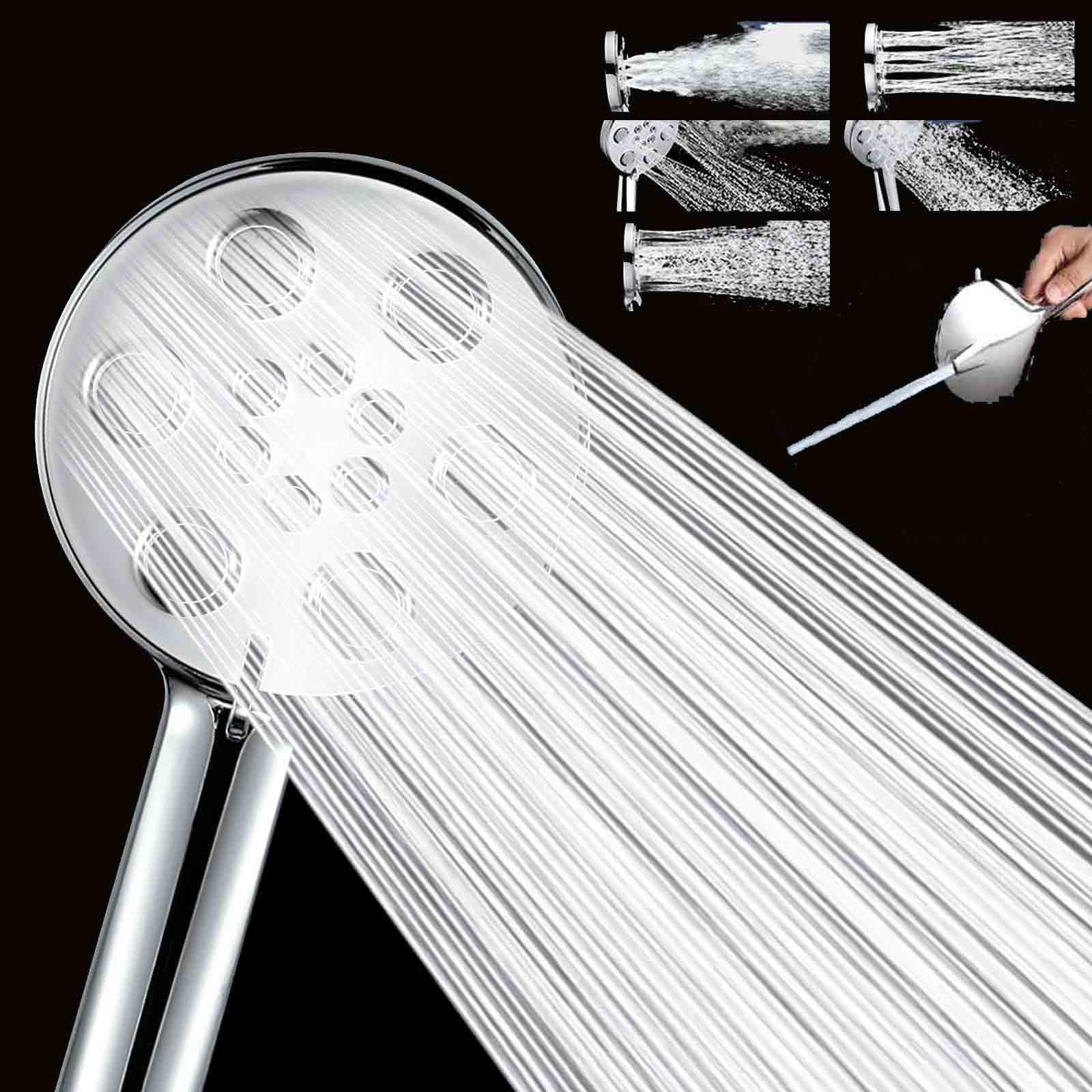 JingChun AquaCare High Pressure 6mode Handheld Shower Head Anticlog