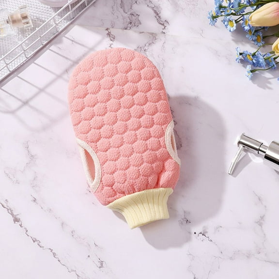 JingChun Bathing Mittens Shower Soft Skin Care Face Body Wash Massage Spa Mitt for Adult and Kids