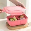LIZEVINC Home Bento Box Containers, Pack Bento Box Containers with Lids ...