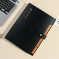 thumbnail image 1 of JingChun Black Expanding File Folder 5 Pockets, Letter A4 Paper Accordion Document Organizer, 1 of 6