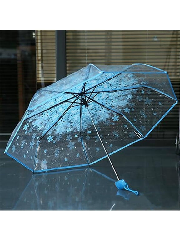 Bubble Clear Umbrella for Weddings, Bulk Large Adult Transparent Umbrella Windproof Dome Rain Bubble Umbrella