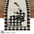 thumbnail image 1 of JingChun Buffalo Plaid Carrots Easter Table Runner, Spring Summer Seasonal Anniversary Holiday Kitchen Dining Table Decoration for Indoor Outdoor Home Party Decor, 1 of 7