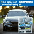 thumbnail image 1 of JingChun Car Cleaning Tools Kit, 9Pcs Car Wash Tools for Detailing Interior and Exterior Cleaning, Microfiber Wash Mitt and Cloths, Waxing Sponge, Auto Complete Care Kit, 1 of 9