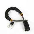 thumbnail image 1 of JingChun Car Steering Wheel Lock, Seat Belt Lock, Anti-theft Device, Maximum Length 19 Inch, 3 Keys, Multi-Function, Suitable for Most Vehicles, SUV, Golf Cart Security, 1 of 2