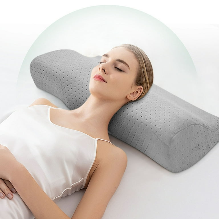 JingChun Cervical Traction Pillow Neck Support Pillow Protects the Cervical Spine and Helps Sleep TMJ Neck Pain Relief Neck Stretcher Relaxer