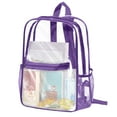 thumbnail image 1 of JingChun Clear Backpack Heavy Duty Clear Bookbag Transparent See Through Plastic Backpacks for School,Work,Concert,College, 1 of 3