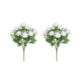 thumbnail image 1 of JingChun Clearance Under $2.00 2pcs Bouquet of Roses Artificial for Decoration of Wedding Table Centres Wedding Bouquet Floral Arrangement Diy Events Party Decoration, 1 of 5