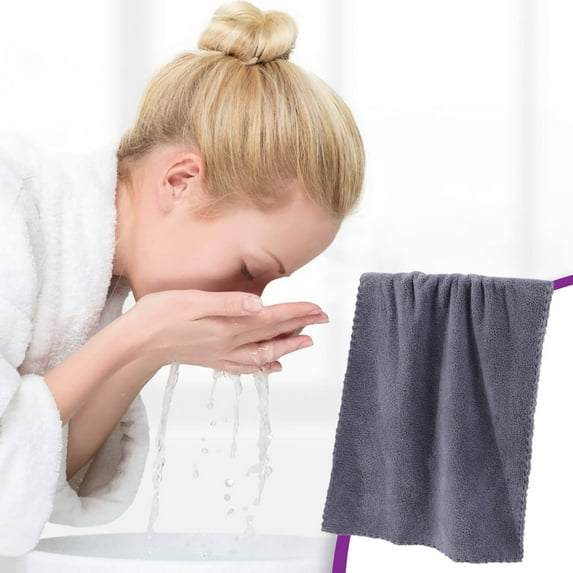 JingChun Clearance Under $2.00 Bath Towel Bathroom Set Deluxe Bath Towel Soft Cotton Towel Set High Absorbent Towel Includes Towel 13.5X29.5 In