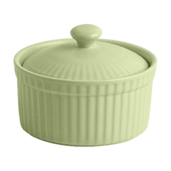 JingChun Ceramic Small Baking Bowl Pudding Cup Oven Usable Dessert Bowl Pot Tableware Baking