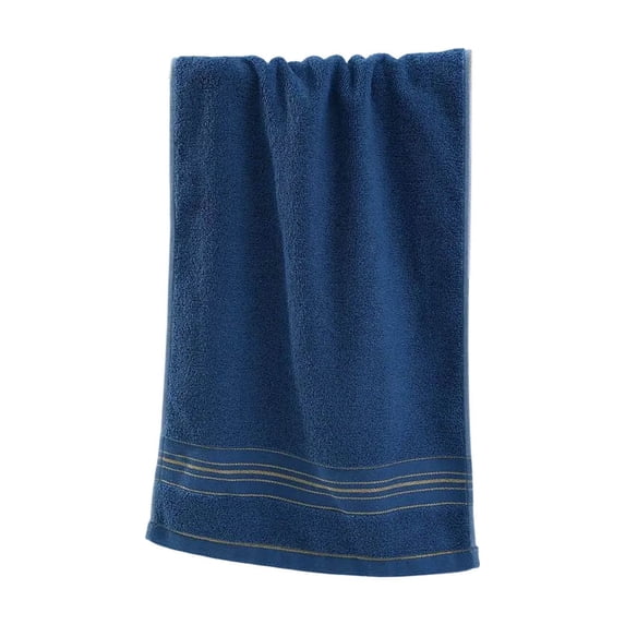 JingChun Cotton Towel Microfiber Expeditious Dry Hair Towel Water Absorption Bath Towel Solid Color Golden Silk Face Towel