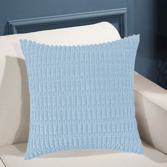 JingChun Clearance Under $2.00 Flower Pillow Cover Faux Lambswool Cushion Cover Sofa Pillow Cushion