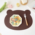 thumbnail image 1 of JingChun Clearance Under $2.00 Leather Table Mats Oil Waterproof Heat Insulating Mats Bowl Mats Bear Ins Children's Placemats Tea, 1 of 6