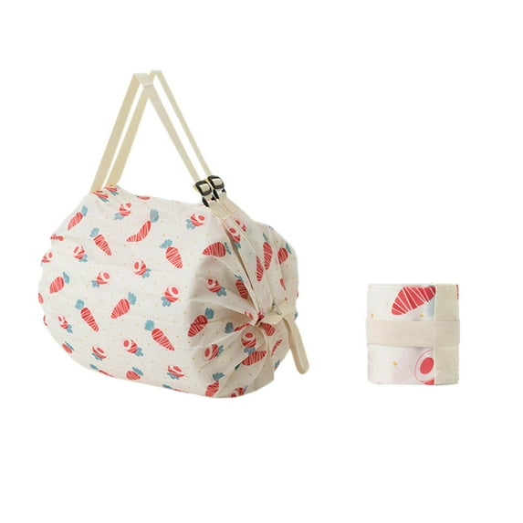 JingChun Reusable Shopping Bags Bag Foldable Storage Grocery Bag Cloth Waterproof Tent Large Persistent and Resistance