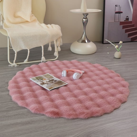 JingChun Round Carpet Sofa Round Cushion Floor Cushion Living Room Coffee Table Carpet Facecloth Floor Cushion