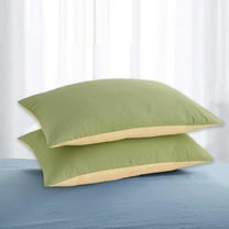JingChun Set of 2 Pillow Shams with Envelope Closure Pillowcase Pillow Covers Standard Size Soft Breathable