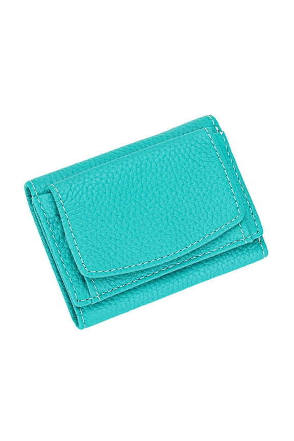 Clearance Women's Ultra-thin Top Layer CowhideWallet Mini Small Wallet