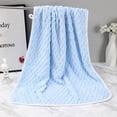 thumbnail image 1 of JingChun Coral Velvet Bath Towel 27x55 inches Absorbent Quick Dry Colorful Waffle Bath Towel Microfiber Coral Velvet Highly Absorbent Towels for Bath Fitness Yoga Travel Shower, 1 of 3