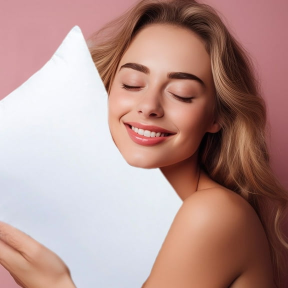 JingChun Cotten Feather Pillows King Size 1 Pack, Luxury Hotel Alternative Collection Bed Pillow for Sleeping Firm Soft Support for Side & Back Sleepers, 18x29 Inch