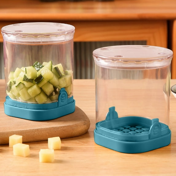 JingChun Cup Slicer, Fruit and Vegetable Fast Slicer, Stainless Steel Fruit Slicer Cup Egg Slicer, Strawberry Cutter, Quickly Making Fruit Vegetable Salad Banana Slicer