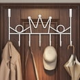 thumbnail image 1 of JingChun Over the Door Hooks, Door Hanger Hooks for Hanging, Over the Door Towel Racks for Bathroom, Over the Door Hanger, Coat Rack Hat Rack Over the Door Organizer, 1 of 6