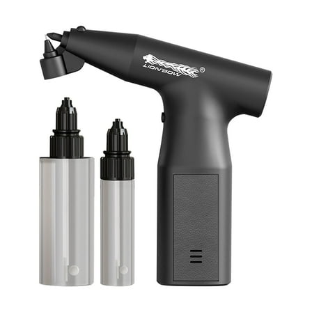 JingChun Electric Spray Paint Gun for Cars, Electric Spray Gun Paint Sprayer for Cars, Spray Gun for Painting Cars, Auto Paint Gun, Handheld Air Pump, Rechargeable