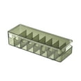 thumbnail image 1 of JingChun Electronics Organizer 8 Sections Clear Acrylic Cable Storage Bin Box Cord Holder, 1 of 2