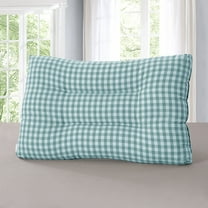 JingChun Flat Pillows for Sleeping Thin, Cotton Thin Pillow, Slim Bed Pillows for Stomach and Back Sleepers, Standard Size -17x27 in