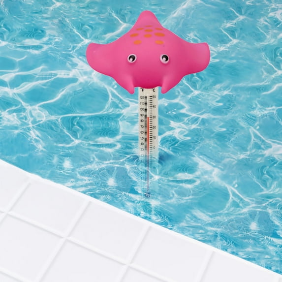 JingChun Floating Pool thermometer, Large Display with String Easy to Read, Shatter Resistant, for Outdoor & Indoor Swimming Pools, Spas, Hot Tubs & Aquariums