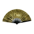 thumbnail image 1 of JingChun Hand Fans for Women Foldable - Rave Fan - Folding Fan | Fans for Line Dancing - Nylon-Cloth Vintage Retro Fabric Fans Chinese Kung Fu Tai Chi Festival Dance Hand Held Fan, 1 of 3