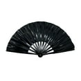 thumbnail image 1 of JingChun Hand Fans for Women Foldable - Rave Fan - Folding Fan | Fans for Line Dancing - Nylon-Cloth Vintage Retro Fabric Fans Chinese Kung Fu Tai Chi Festival Dance Hand Held Fan, 1 of 3