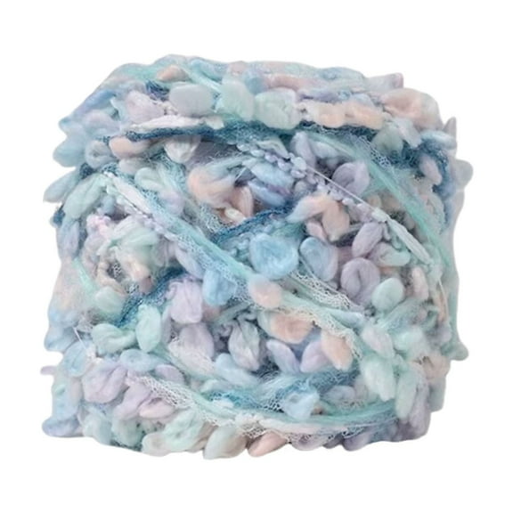 JingChun Hand Spun Art Yarn 1 Pack of 100g/Skein with Hand Blended Colorful Handmade for Jewelry Making, Junk Magazines Knitting Crafts Textile Decorative Tassels Card Making