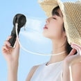 thumbnail image 1 of JingChun HandFan Portable Handheld Misting Fan - Rechargeable Battery Operated Spray Mist Fan - Outdoors Misting Personal Cooling Device - Cooling Fans for Makeup Travel, Beach, 1 of 8