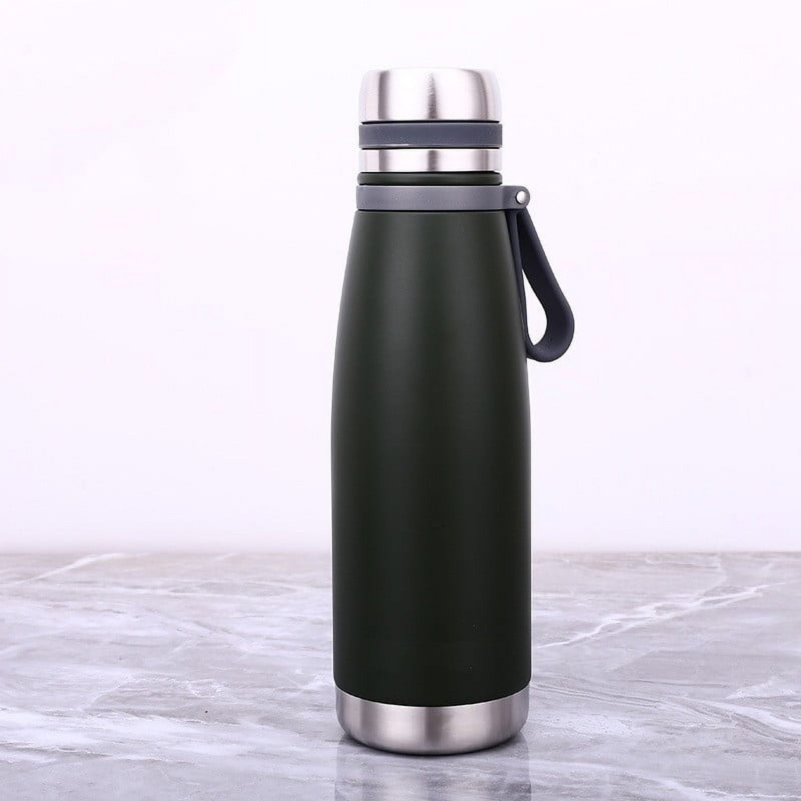 JingChun Hot and Cold Drinks, Coffee thermos Water Bottle, Wide Mouth thermal Cups- Leakproof Stainless Steel Insulated thermos - Commute, Travel, and Picnic Friendly