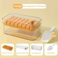 thumbnail image 1 of JingChun Ice Cube Tray with Lid and Bin, Silicone Plastic Ice Cube Trays for Freezer with Ice Box, Stackable Ice Tray with Storage Ice Bucket Kits,Ice Scoop, 1 of 3