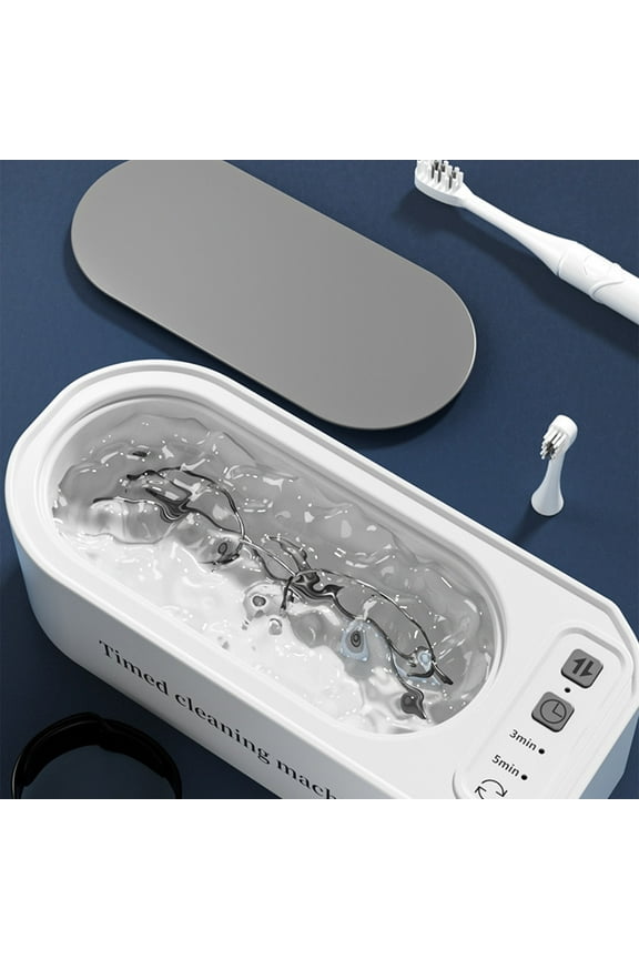 Jewelry Cleaner- Portable Household Cleaning Machine -Ring Glasses Watches Denture Clean