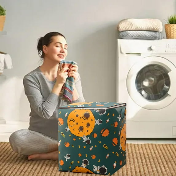 JingChun Jumbo Moving Bags with Reinforced Handles, Square Heavy-Duty Storage Bags, Oversized Bags for Storage, Moving Supplies, Traveling, Clothes, Dorm Room