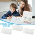 thumbnail image 1 of JingChun Large Capacity Clear Pencil Case 3Pcs, Clear Pencil Box, Plastic Crayon Box, Plastic Pencil Case, Plastic Pencil Box, Crayon Box Storage, Storage Organizer Box, 1 of 9