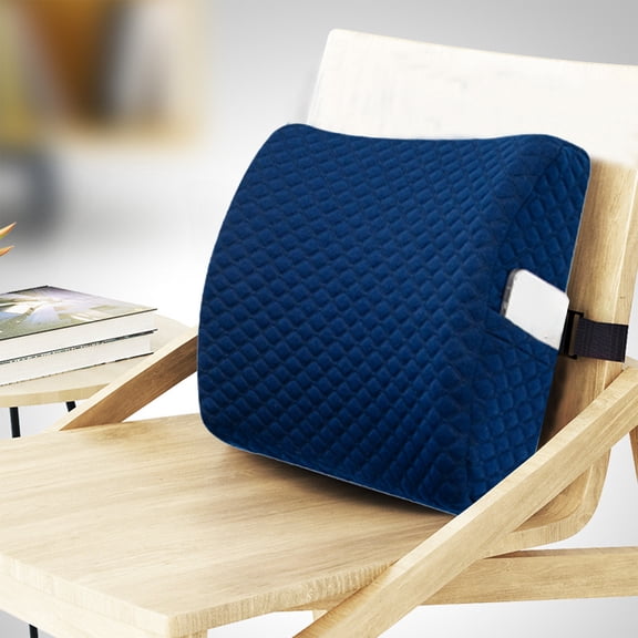 JingChun Lumbar Support Cushion, Back Support for office Chair and Car Seat, Back Rest for Gaming Chair, Cotton Pillow, Desk Chair Cushion, Breathable & Washable Cover, Adjustable Straps