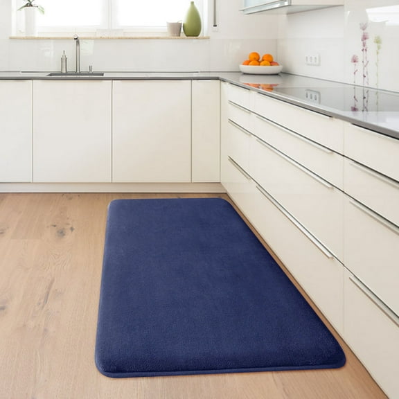 JingChun Memory Foam Bath Mat, Extra Soft Absorbent Bathroom Rugs Non Slip Bath Rug Runner for Shower Bathroom Floors