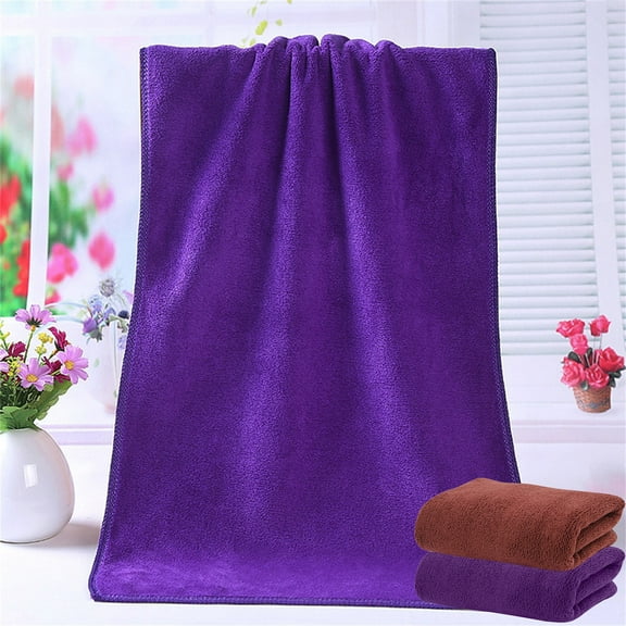 JingChun Microfiber Bath Towel Bath Sheets 2 Pack (13 x 29 Inch) Oversized Extra Large Super Absorbent Quick Fast Drying Soft Eco-friendly Towels for Body Bathroom Travel