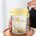 thumbnail image 1 of JingChun Overnight Oats Containers with Lids and Spoons Plastic Mason Jars for Overnight Oats Leak Proof Oatmeal Container Great for Cereal Fruit Vegetable Milk Salad Yogurt Meal Prep, 1 of 5