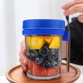 thumbnail image 1 of JingChun Overnight Oats Containers with Lids and Spoons Plastic Mason Jars for Overnight Oats Leak Proof Oatmeal Container Great for Cereal Fruit Vegetable Milk Salad Yogurt Meal Prep, 1 of 5