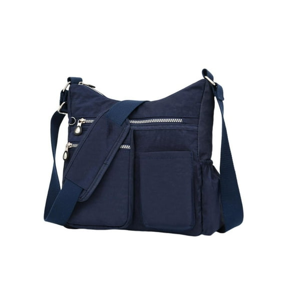 JingChun Oxford Cloth Crossbody Bags for Women Trendy Cross Body Purse with Multiple Pockets for Ladies Casual Work Travel