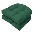 thumbnail image 1 of JingChun Pack of 2 Outdoor Indoor Tufted Seat Cushions, U-Shape Cushions for Wicker Chair Seat, Patio Cushions, Furniture Dinning Chair Pad, 1 of 3