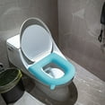 thumbnail image 1 of JingChun Padded Toilet Seat, Cushion Toilet Seat, Toilet Seat Cushion with Handle EVA Oval Toilet Seats, 1 of 4