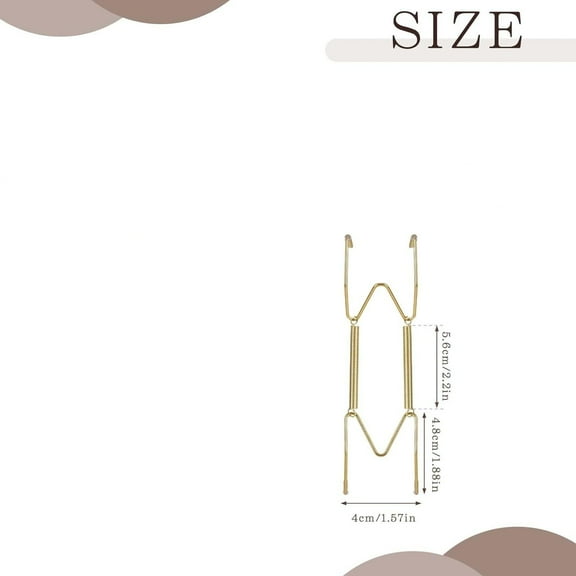 JingChun Plate Hangers for the Wall, Plate Wall Hangers for Display, Wall Plate Hangers, 1PC Stainless Steel Wire Invisible Plate Hangers Heavy Duty Display Holders