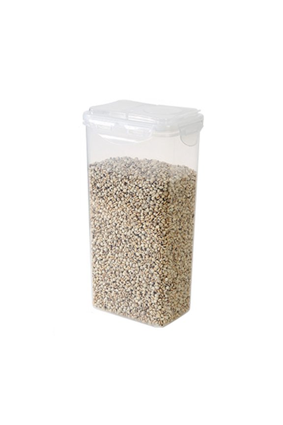 Pop Airtight Food Storage Containers with Lids- Stackable One Button Opening Food Containers, Kitchen Pantry Storage Containers for Snacks Candy Salt Spices BPA-Free