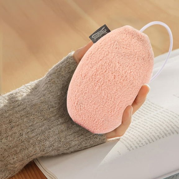 JingChun Portable USB Plush Hand Warmer Plug-in Pocket Heater Warm Gift for Ladies and Men Christmas